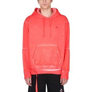 HELMUT LANG Men's Oversized Tie-Dye Hoodie Men RED Sweaters & Cardigans